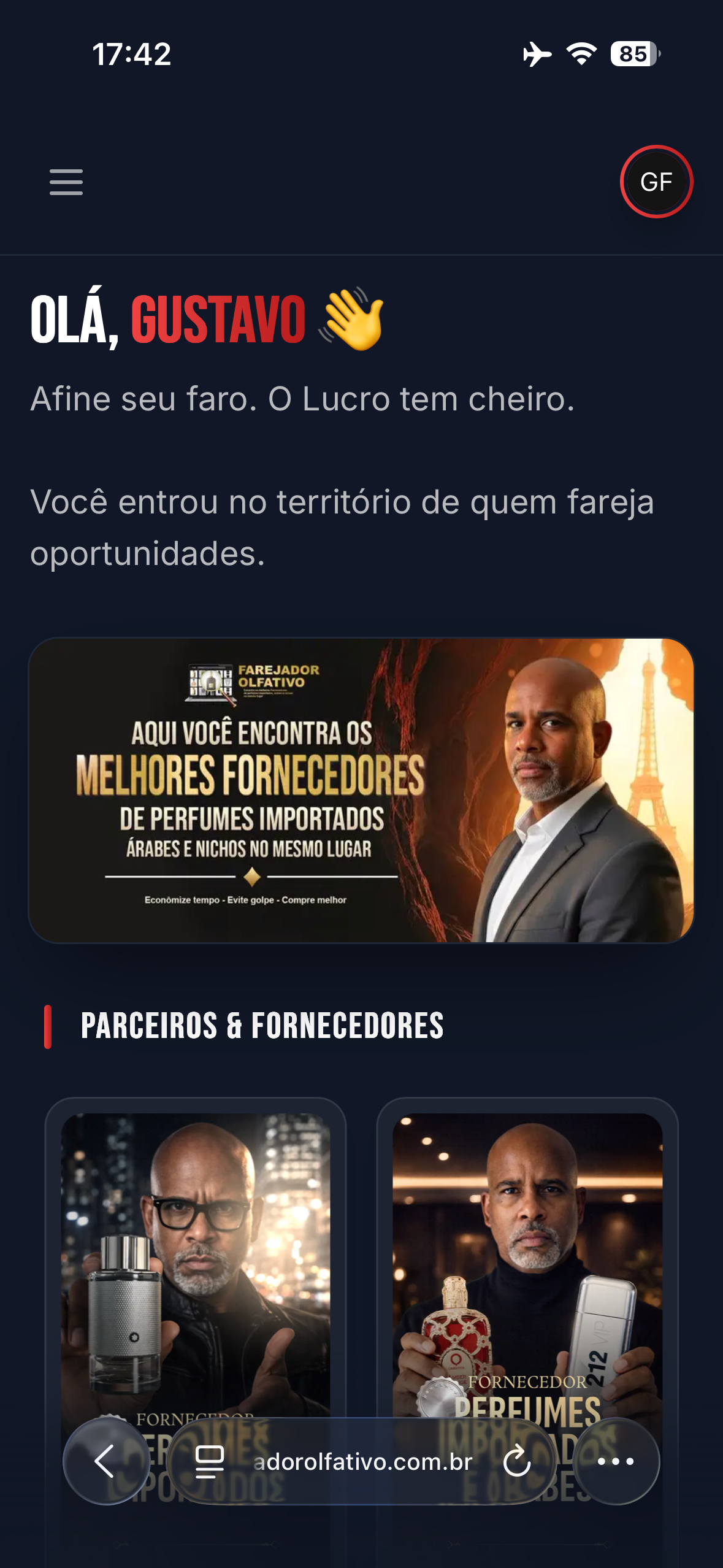 App Farejador Olfativo